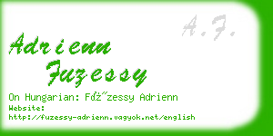 adrienn fuzessy business card